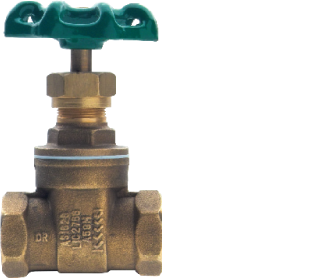 3/4" Brass Tested Gate Valve - Click Image to Close
